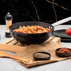 Evimsaray Zest Gusto Wok Tava 24 cm